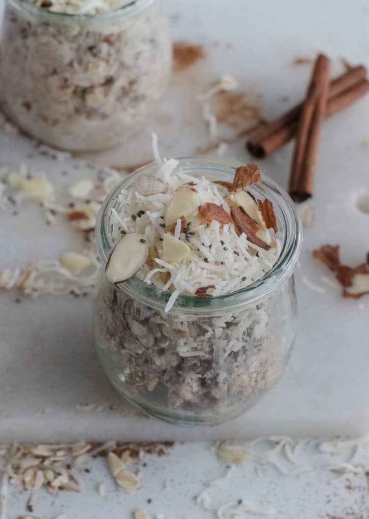 maple chai overnight oats [gluten-free]