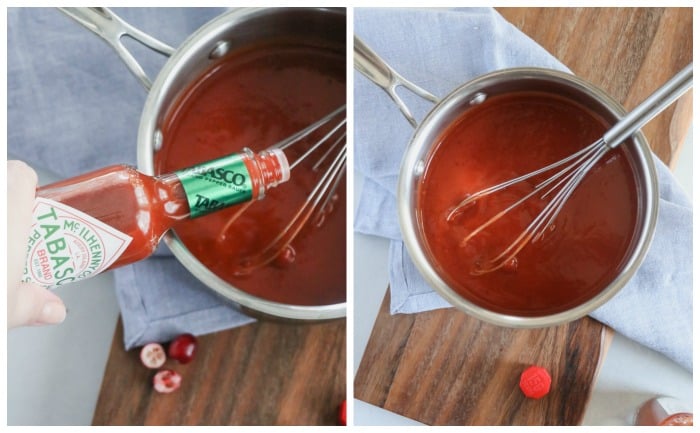 sweet and spicy cranberry bbq sauce