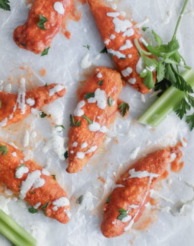 whole30 buffalo chicken tenders in the air fryer