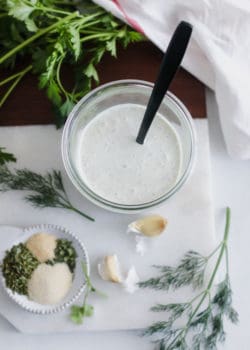 whole30 ranch dip + dressing