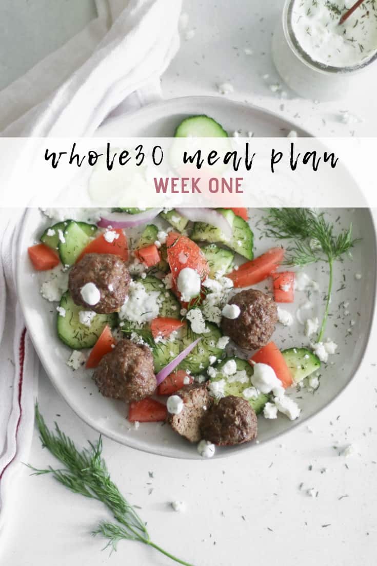weekly meal plan with shopping list - Casa de Crews