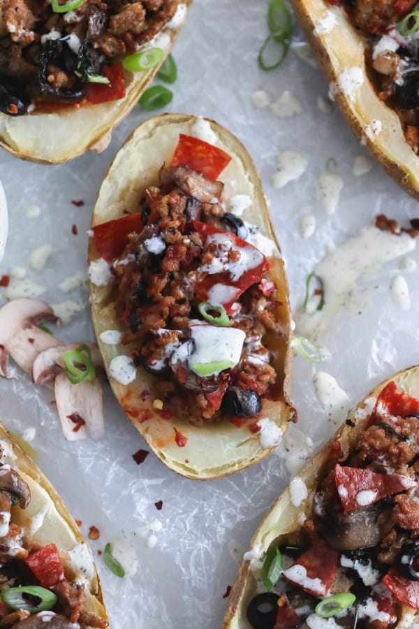 whole30 pizza potato skins