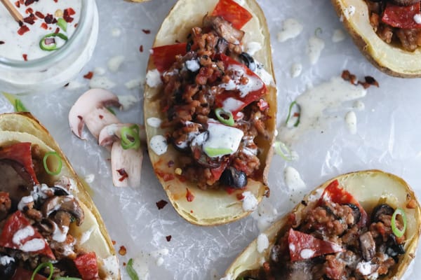 whole30 pizza potato skins