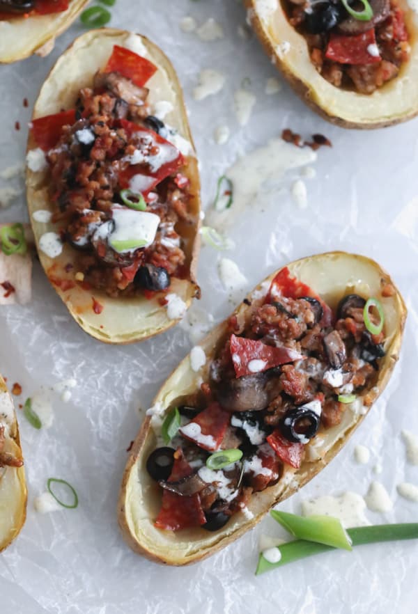 whole30 pizza potato skins