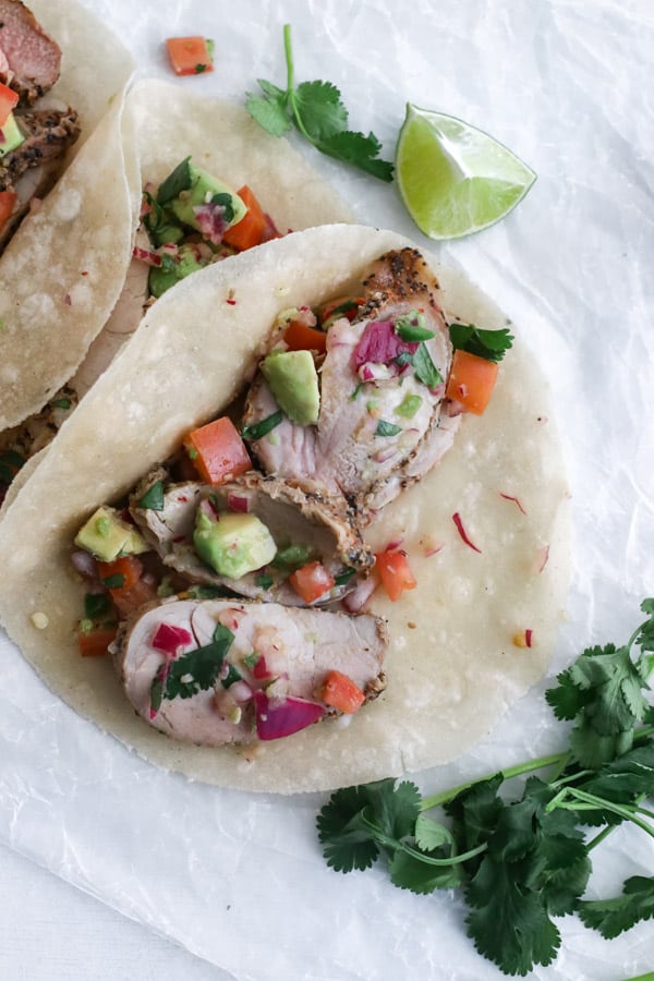 pork tenderloin tacos