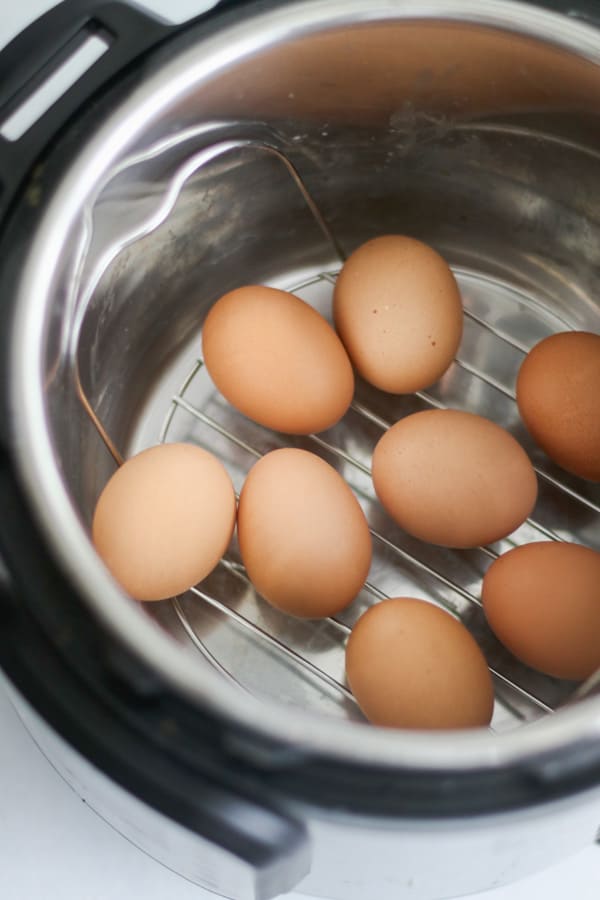 classic deviled eggs in the instant pot