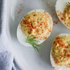 classic deviled eggs in the instant pot