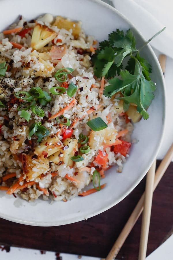 cauliflower shrimp fried rice