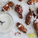 whole30 teriyaki chicken wings in the air fryer