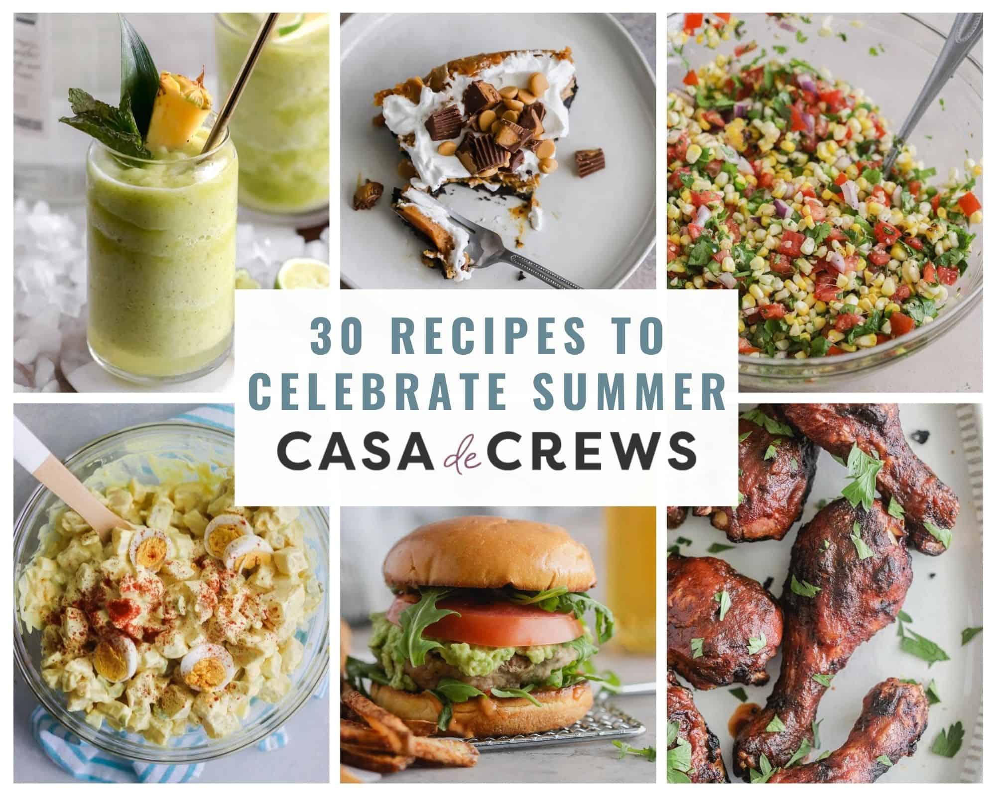 30 recipes to make in the summer