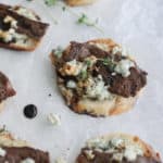 Blue Cheese Steak Crostini