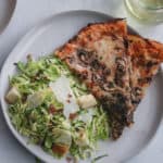 Shaved Brussels Sprout Caesar Salad