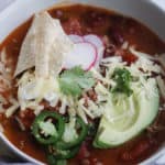 ground beef and beer chili