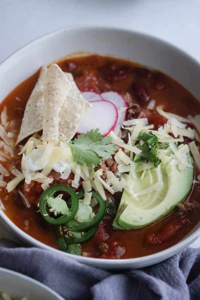 ground beef and beer chili