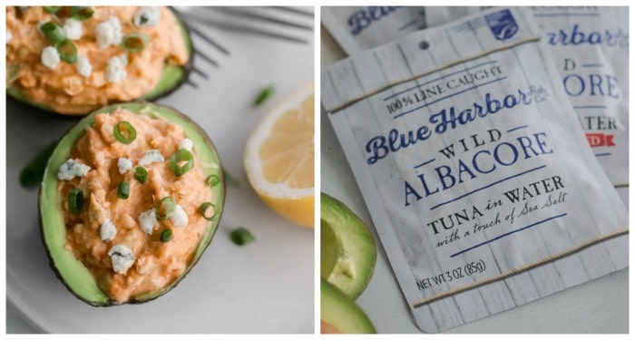 Buffalo Tuna-Stuffed Avocado