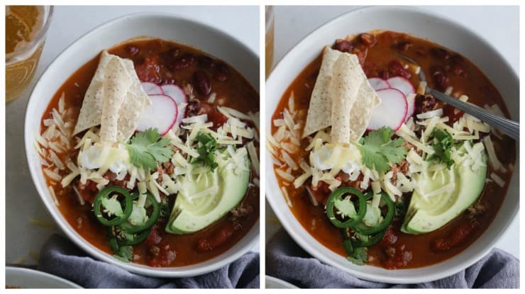 ground beef and beer chili