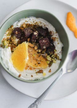 Cherry Pistachio Yogurt Bowls