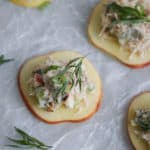 apple tarragon chicken salad bites