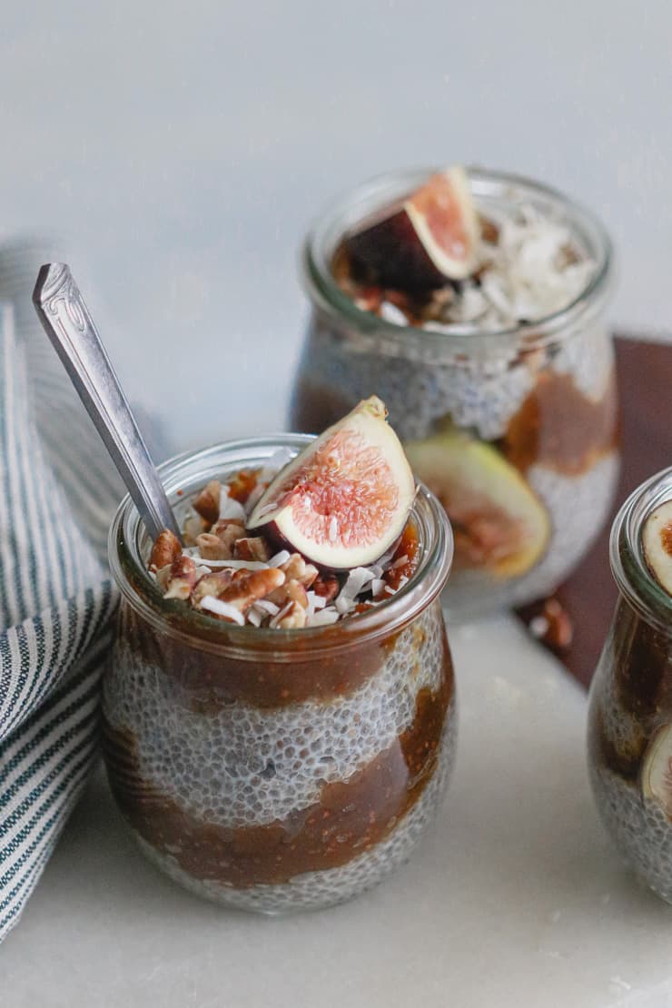 Fig Jam Chia Seed Pudding