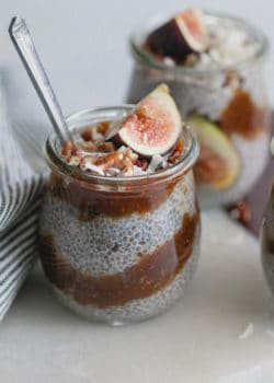 Fig Jam Chia Seed Pudding
