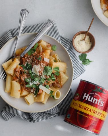 Instant Pot Pulled Pork Ragu