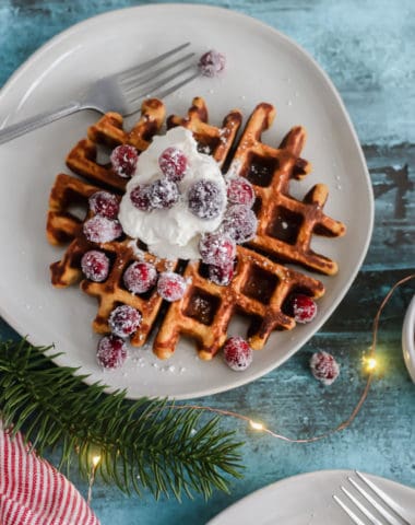 Grain-Free Gingerbread Waffles