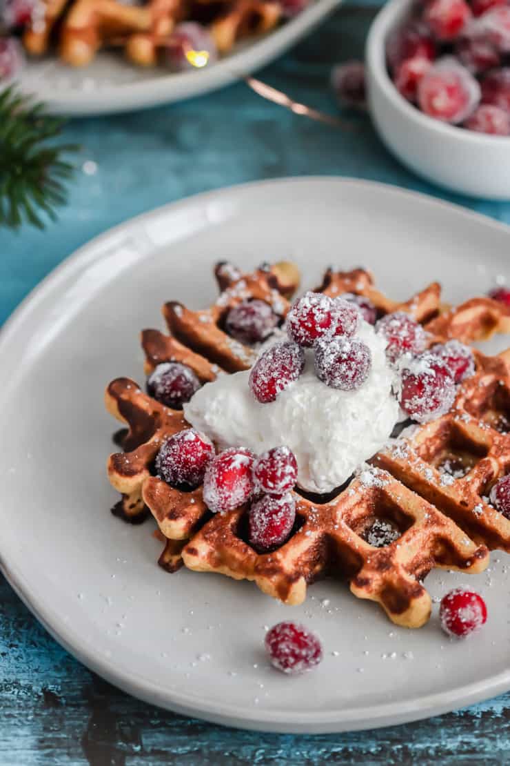 Grain-Free Gingerbread Waffles