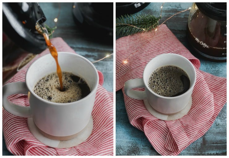 homemade gingerbread latte