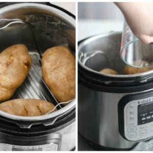 Pressure Cooker Baked Potatoes [Instant Pot]