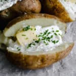 Pressure Cooker Baked Potatoes [Instant Pot]