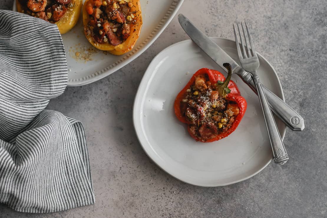 jambalaya stuffed peppers