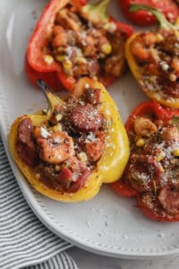 jambalaya-stuffed peppers