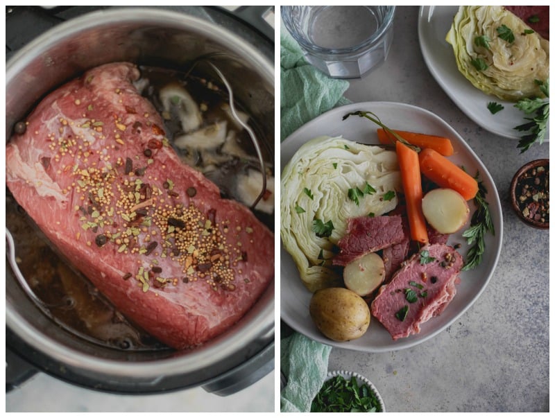 Instant Pot Corned Beef and Cabbage