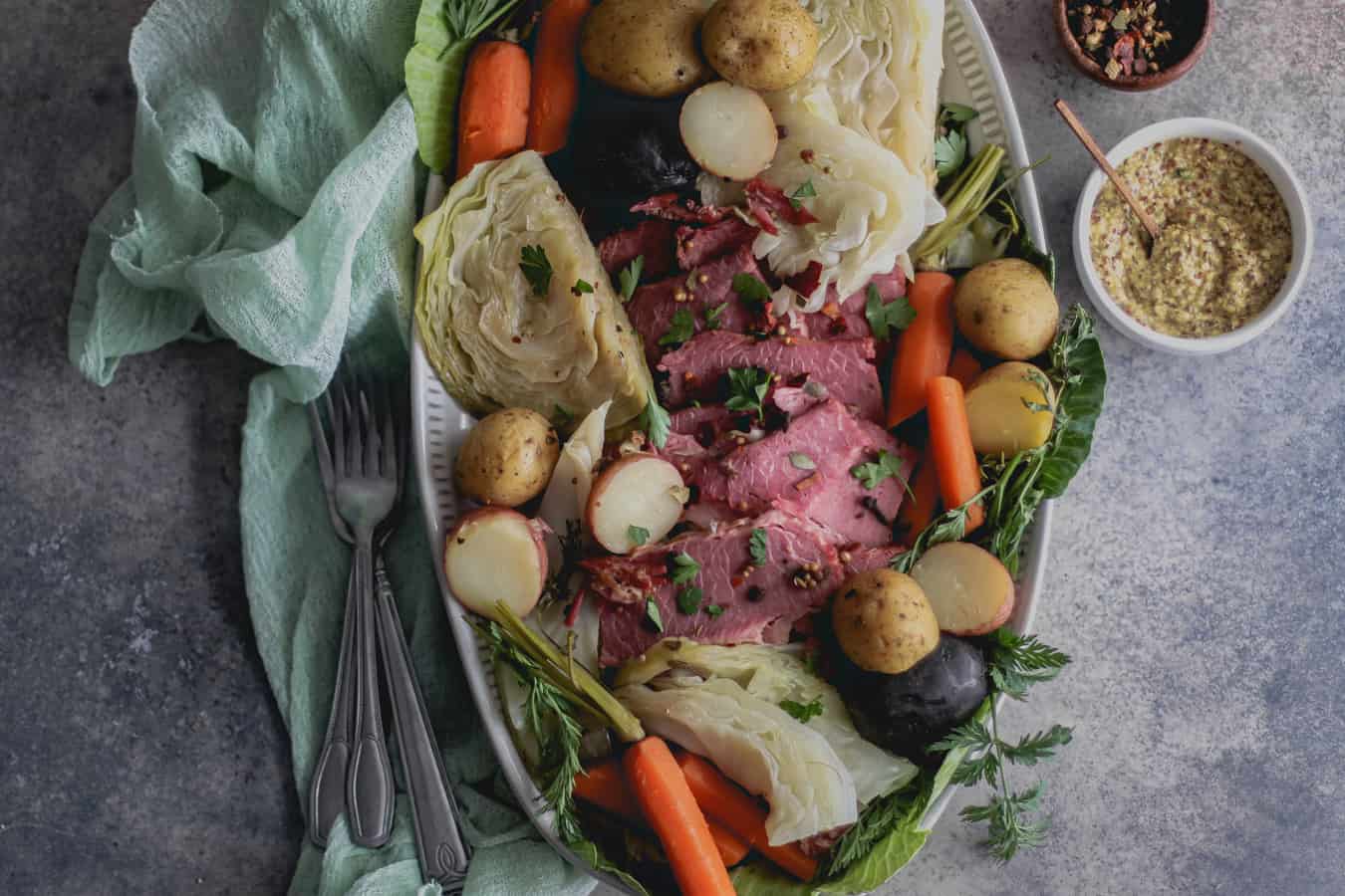 Instant Pot Corned Beef and Cabbage