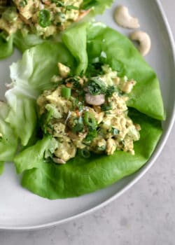 curried chicken salad [paleo, whole30, keto, dairy-free]