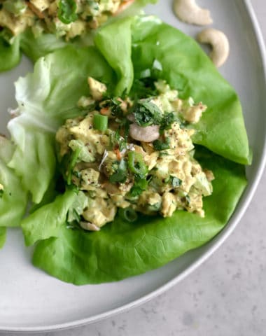 curried chicken salad [paleo, whole30, keto, dairy-free]