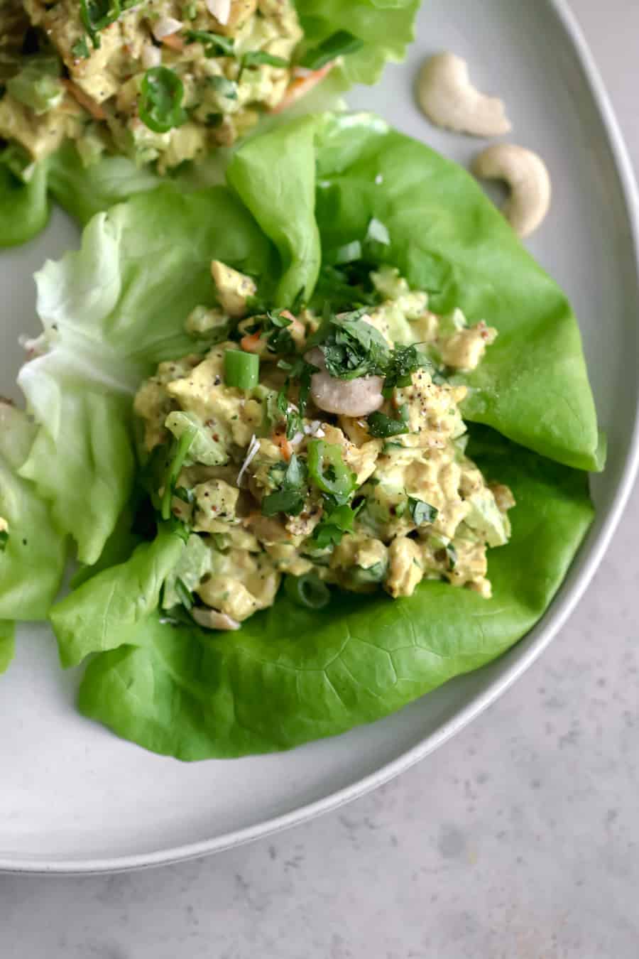 curried chicken salad [paleo, whole30, keto, dairy free]