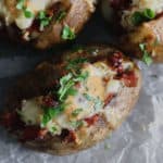 Reuben Stuffed Baked Potatoes