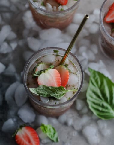 strawberry basil margarita