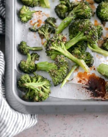 easy roasted broccoli
