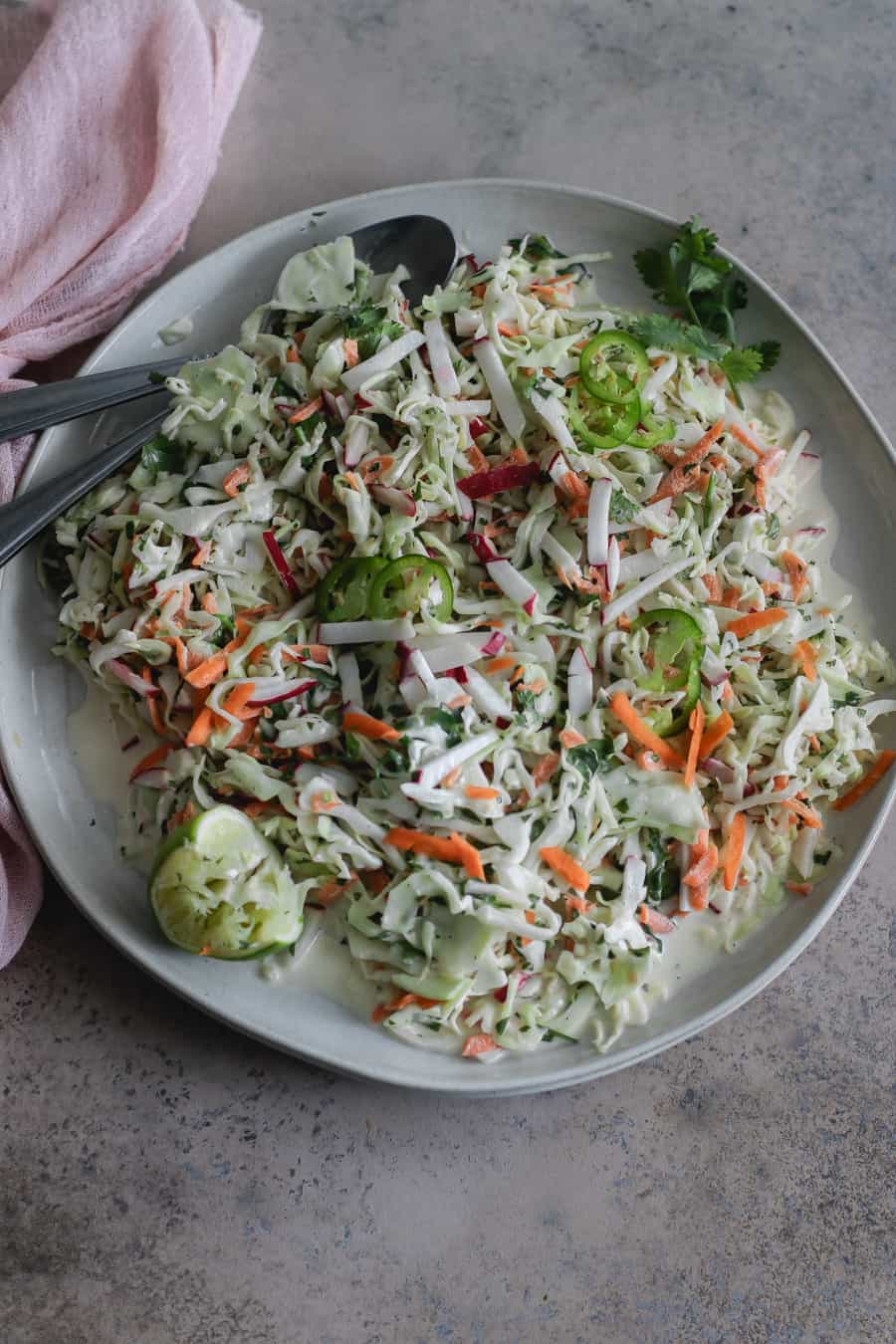 Zesty Radish Slaw