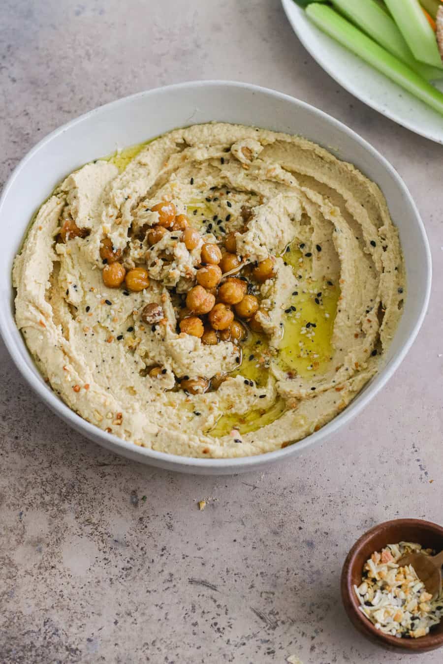 everything bagel hummus