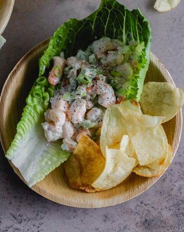 shrimp roll lettuce cups