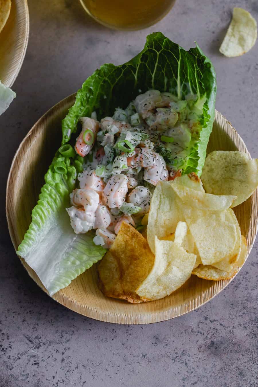 shrimp roll lettuce cups
