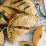 Basil + Bourbon Peach Hand Pies