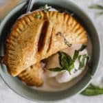 Basil + Bourbon Peach Hand Pies