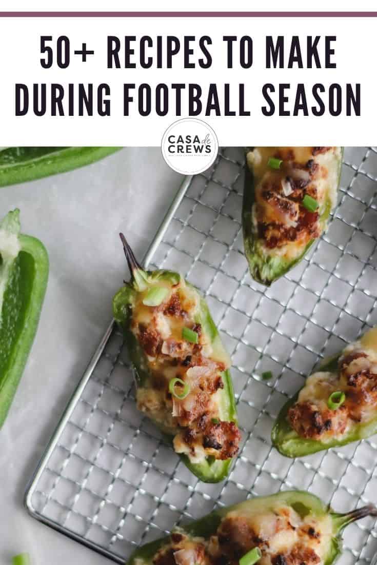 50 recipes for football season