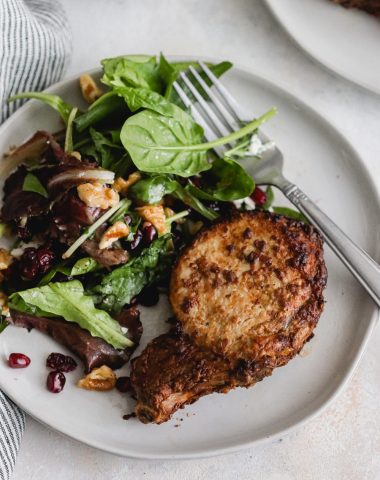 Air Fryer Dijon Pork Chops