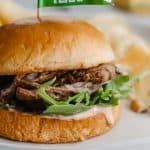 Pulled Lamb Sandwich with Chipotle Mayo