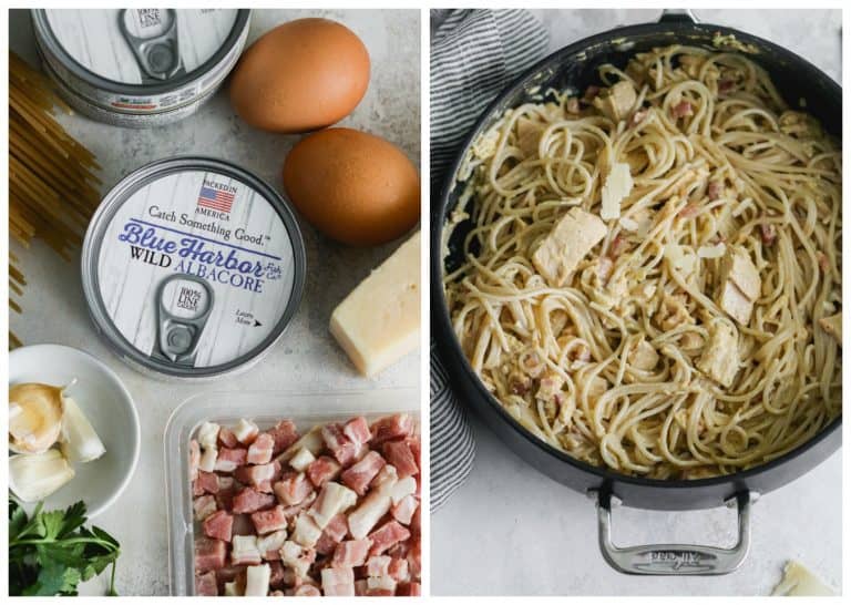 Easy Tuna Carbonara (using canned fish) Casa de Crews